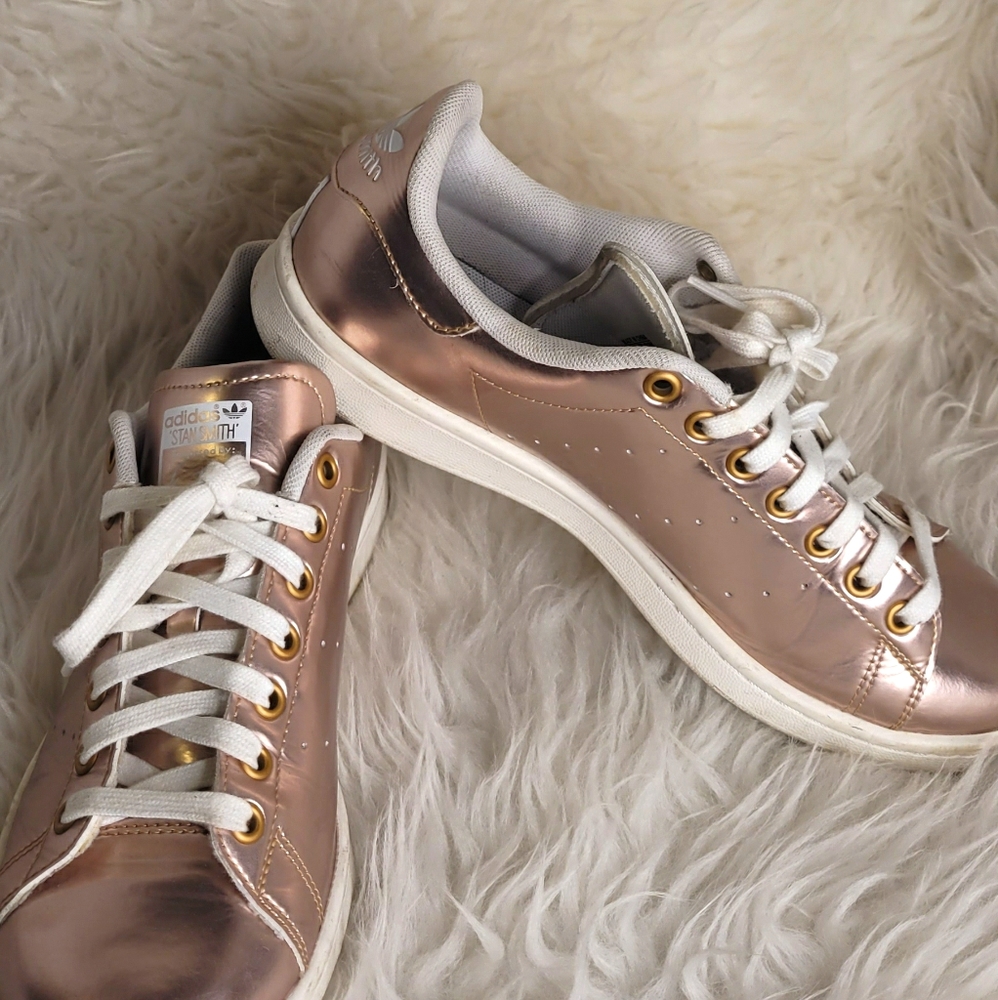 Womens Stan Smith Adidas Metallic Size 9.5